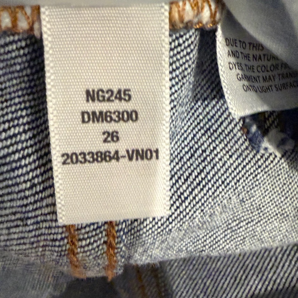 Madewell Mid Rise Perfect Vintage Jeans 26 Dark Indigo Magic Pockets - Picture 8 of 8